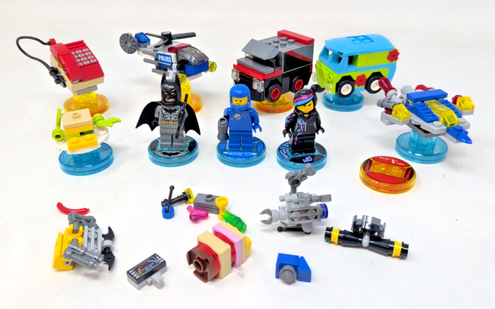 🔥🔥ORIGINAL LEGO Dimensions Portal Discs Minifigures Vehicles & Parts Lot🔥🔥